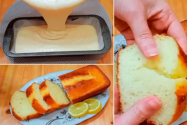 👉Como hacer Bizcochuelo de Limon Facil y Rapido😋