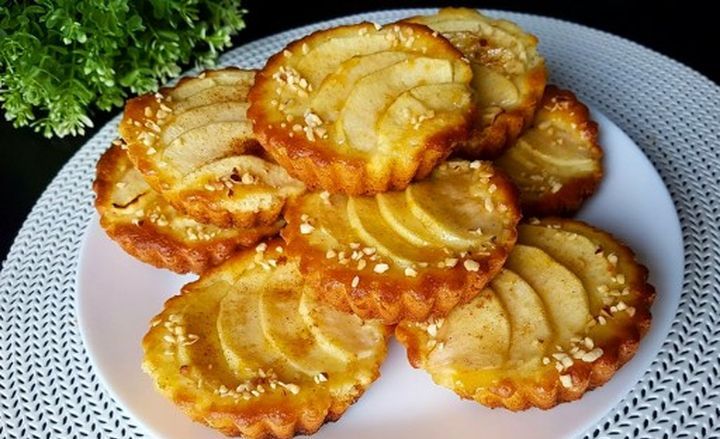 Con 1 solo Huevo y una Manzana puedes preparar estas deliciosas Tartaletas