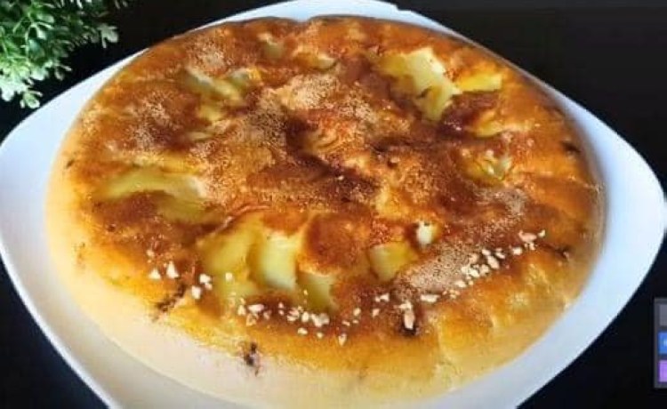 El postre de Manzana que está volviendo loco al Mundo! ¡Sin horno, con solo 1 huevo!