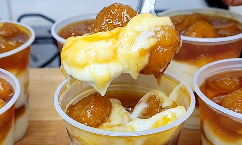 ¡Banana Merci: El Postre Irresistible de Plátanos Caramelizados y Crema!