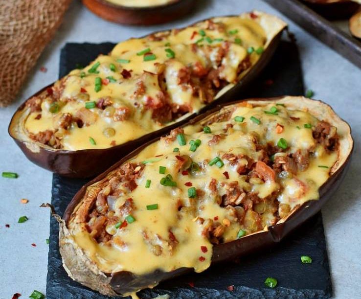 Berenjenas Rellenas Veganas: El Festín Saludable que Conquistará tu Paladar!