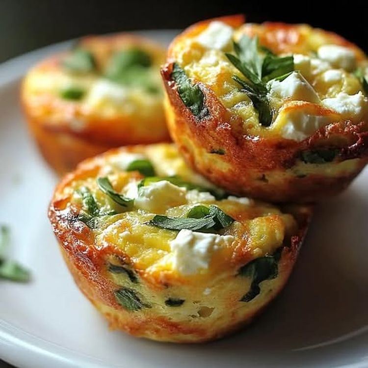 Muffins de Huevo con Espinaca y Feta: ¡El desayuno perfecto para cualquier día!