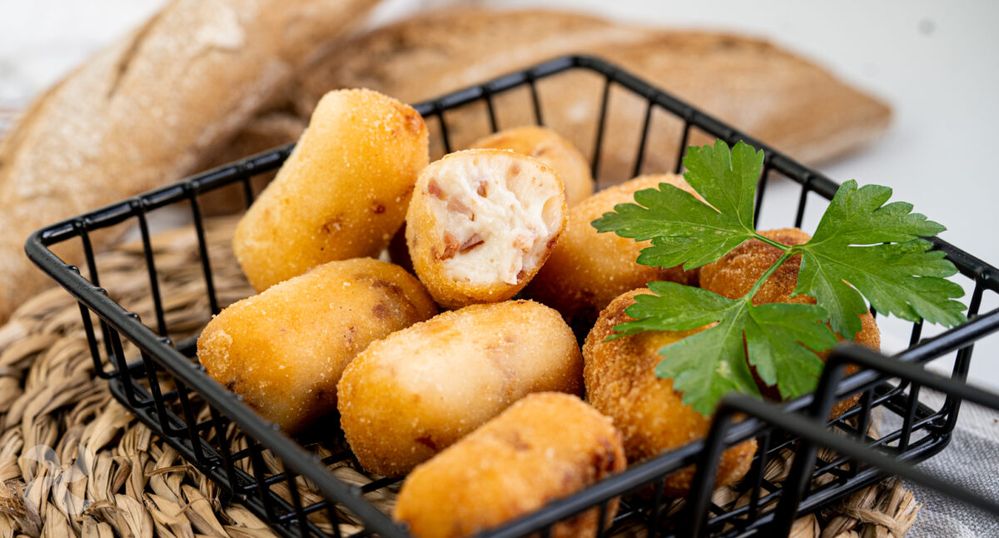 Croquetas Caseras de Coliflor y Jamón