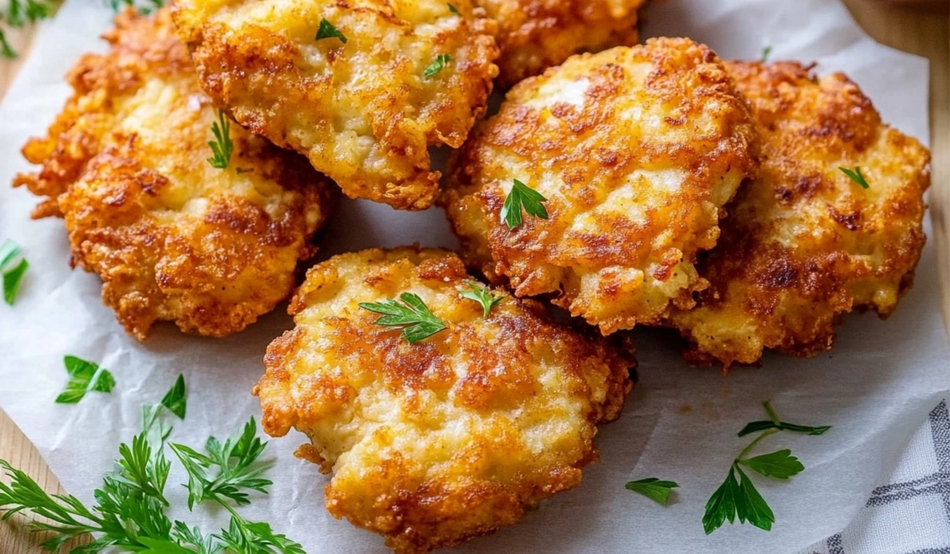 Frituras de Pollo y Queso: Crujientes, Jugosas y Deliciosas