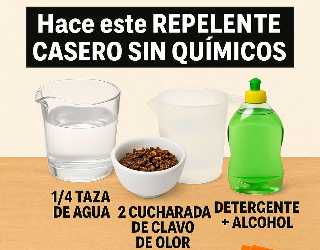 ¡Adiós a las Plagas! El Repelente Casero Natural Que Todos Están Probando