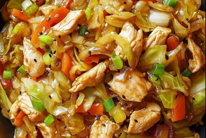 Repollo Salteado con Pollo: Receta Fácil, Rápida y Deliciosa